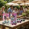 Barbie Dream Together Multicolor Create-Your-Own Paper Gift Bags w/ Add-Ons, Pack of 8, 8.25 x 5 x 3.25 Party Favor Bags for Kids Birthday Treats